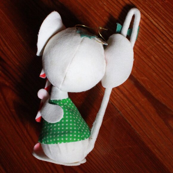 Antique Jestia Handmade Mouse Christmas Ornament - Picture 2 of 9